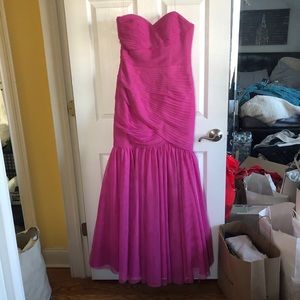Pink Prom Dress Size 12 JS Collection NWT